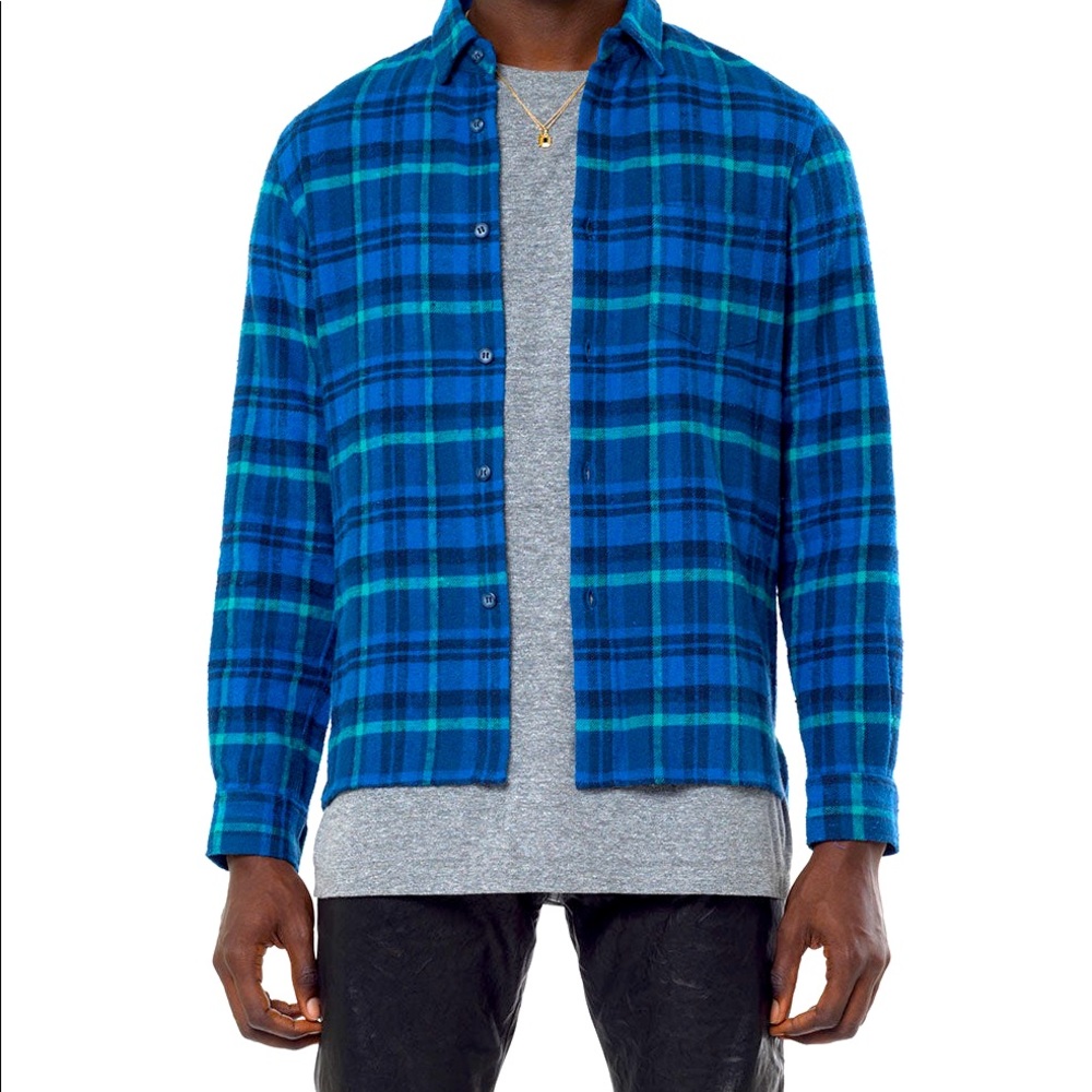 Sly Straight Hem Flannel